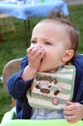But then he warmed up to the cake idea. But then he warmed up to the cake idea.