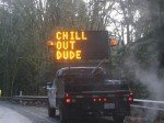 OBEY THE SIGN. OBEY THE SIGN.