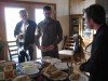 Tony and Mike argue over who has the bigger tamale.