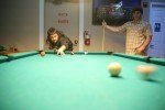 I can smack Tony's balls around.